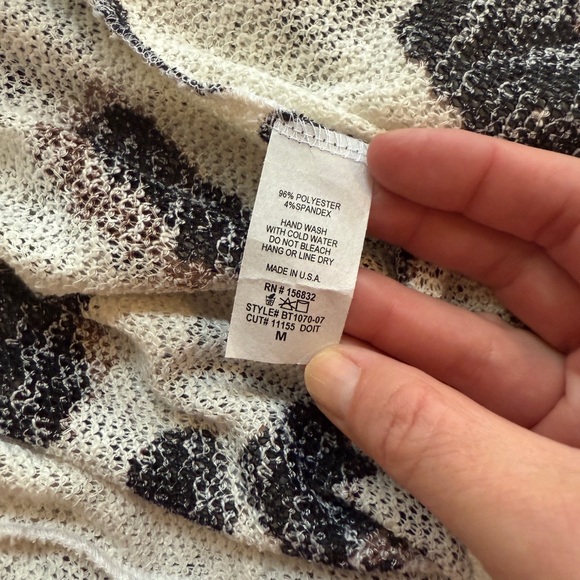 Infinity Raine Leopard Print Halter Top - Picture 5 of 5